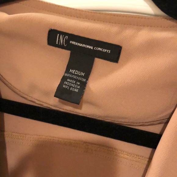 INC International Concepts Open-Front Long Vest - Picture 3 of 4